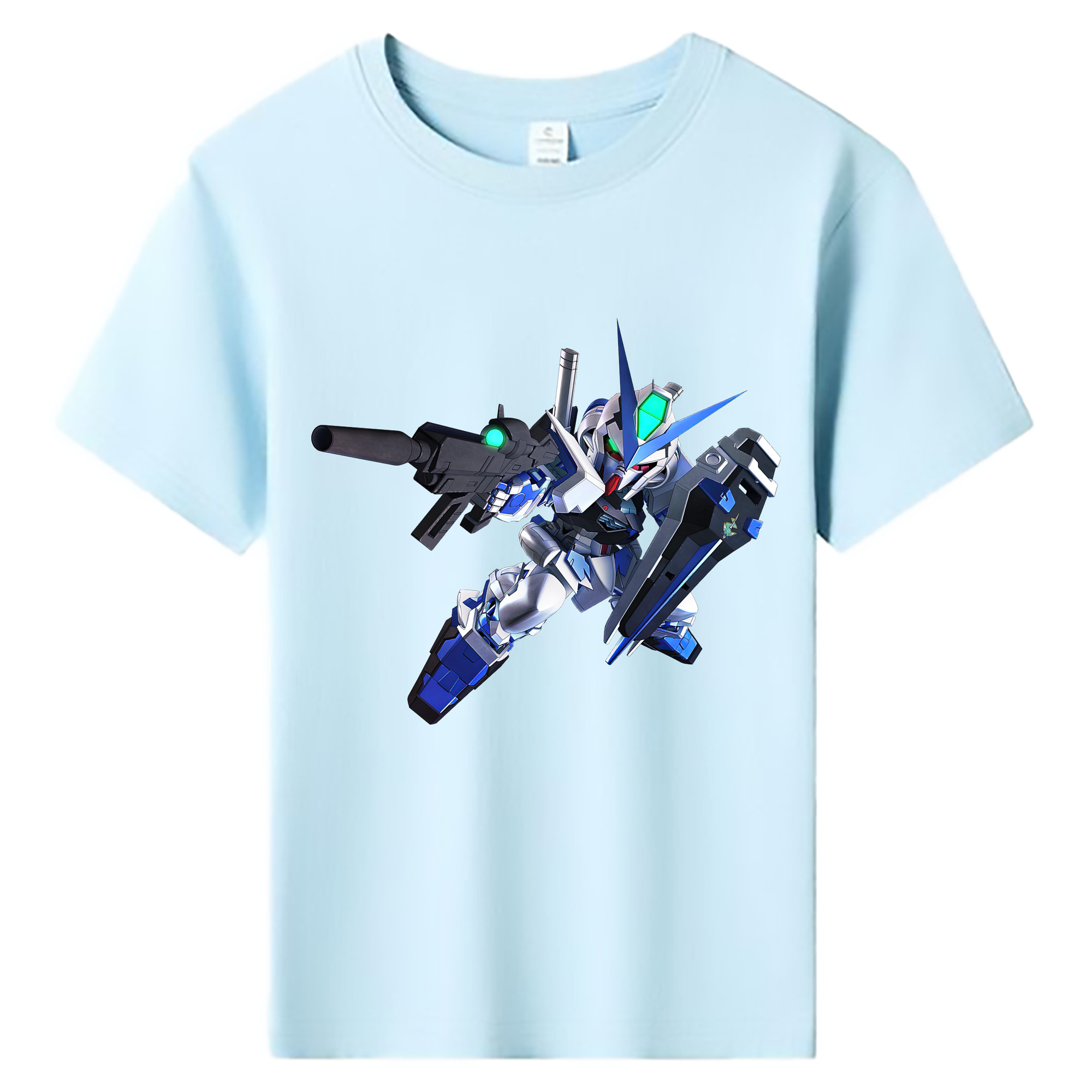 （画像用） 機動戦士ガンダム Mobile Suit Gundam 綿100％キッズTシャツ（フロントプリント）